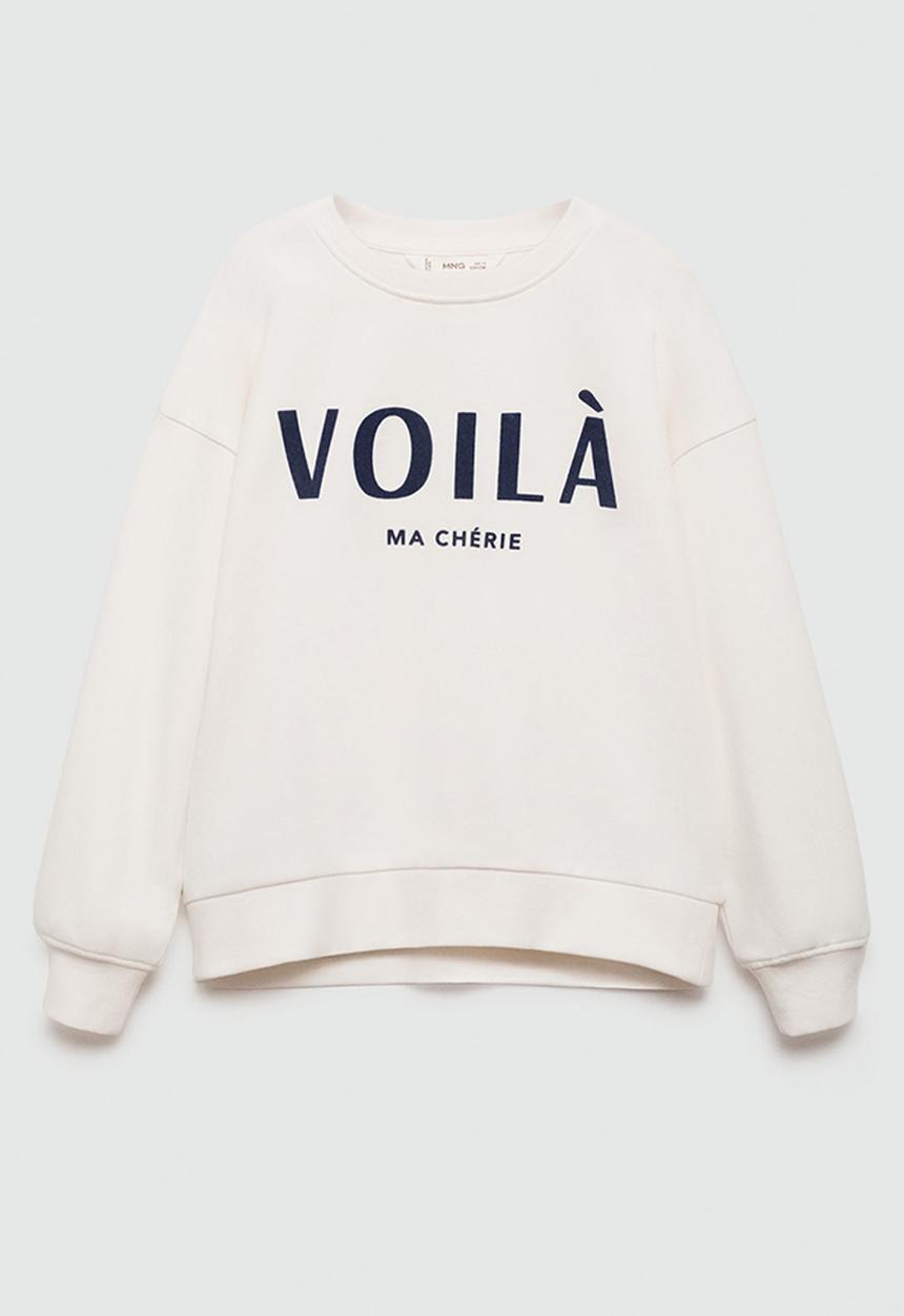 MANGO - Sweatshirt dublini - natural