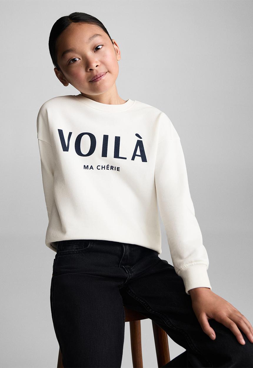 MANGO - Sweatshirt dublini - natural