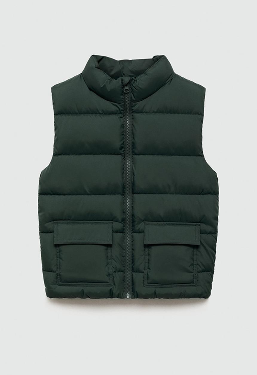 MANGO - Waistcoat luis - dark green