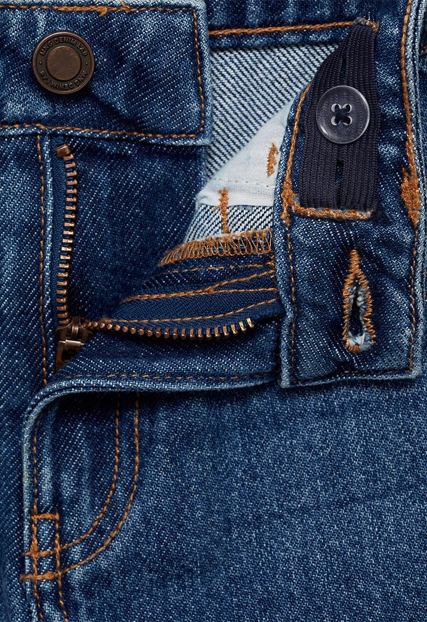 MANGO - Jeans dad - open blue