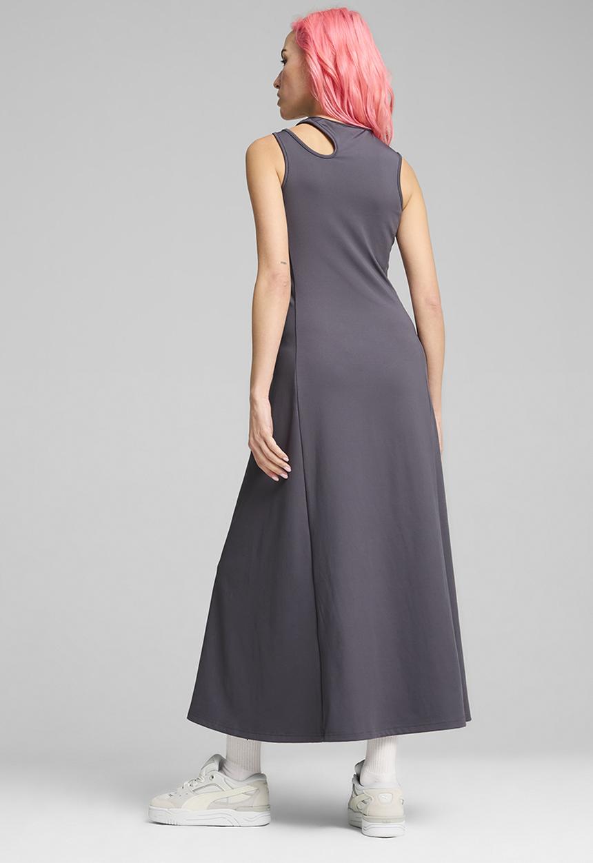 PUMA - Dare To Gym2K Maxi Dress - Galactic Gray