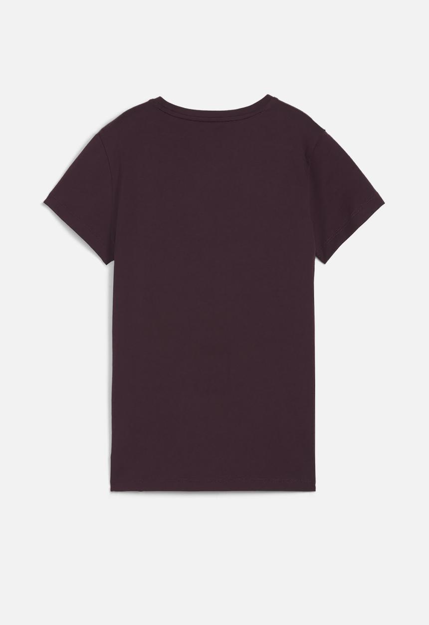 PUMA - Plus Ess+ Metallic Logo Tee - Midnight Plum