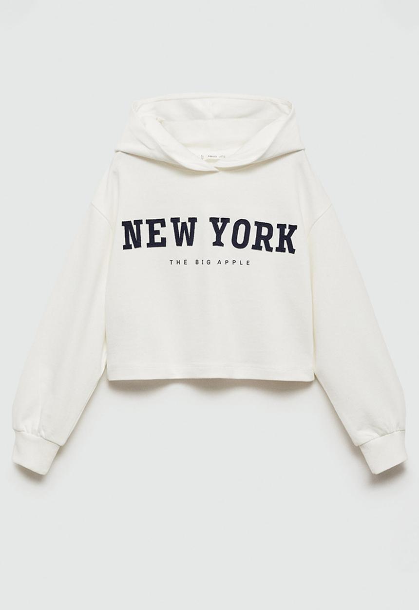 MANGO - Sweatshirt newyork - natural