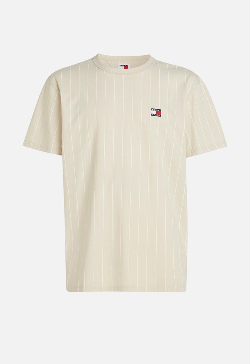Tommy Hilfiger - Tjm reg vertical stripe tee ext - Newsprint