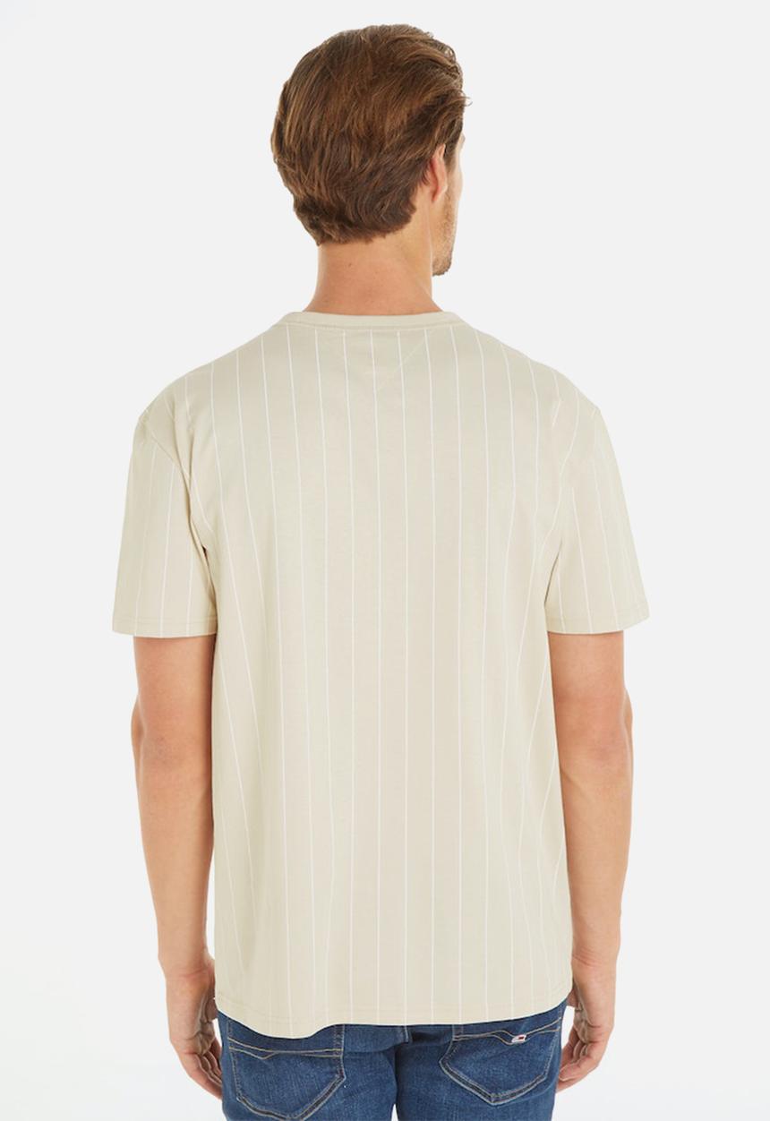 Tommy Hilfiger - Tjm reg vertical stripe tee ext - Newsprint