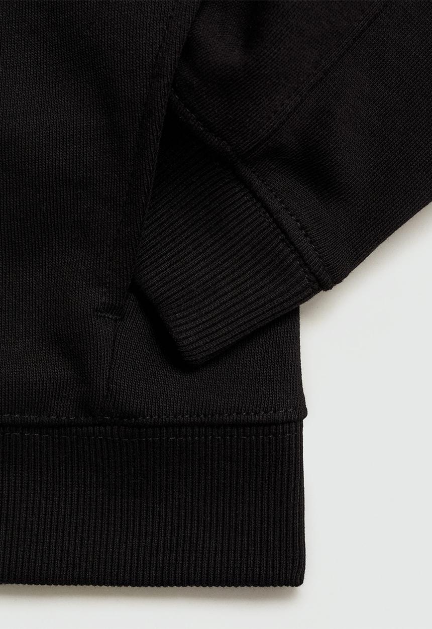 MANGO - Sweatshirt francia - black