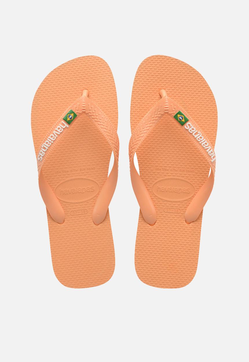 Havaianas - Brazil logo - peach