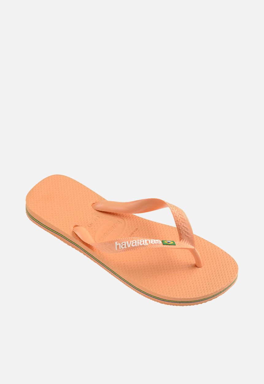 Havaianas - Brazil logo - peach