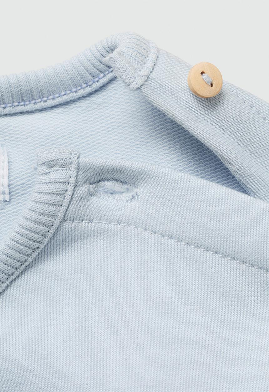 MANGO - Sweatshirt pockets - light/pastel blue
