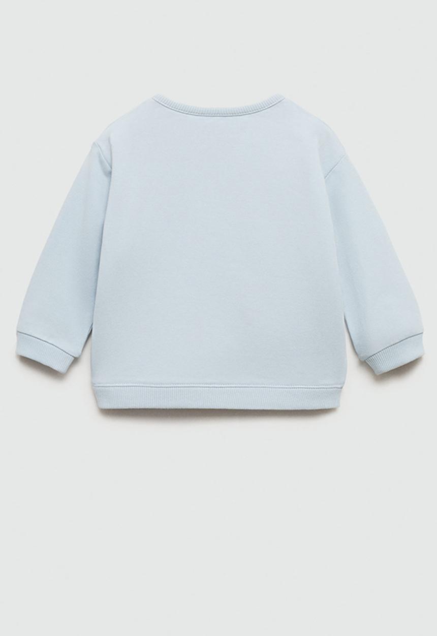 MANGO - Sweatshirt pockets - light/pastel blue