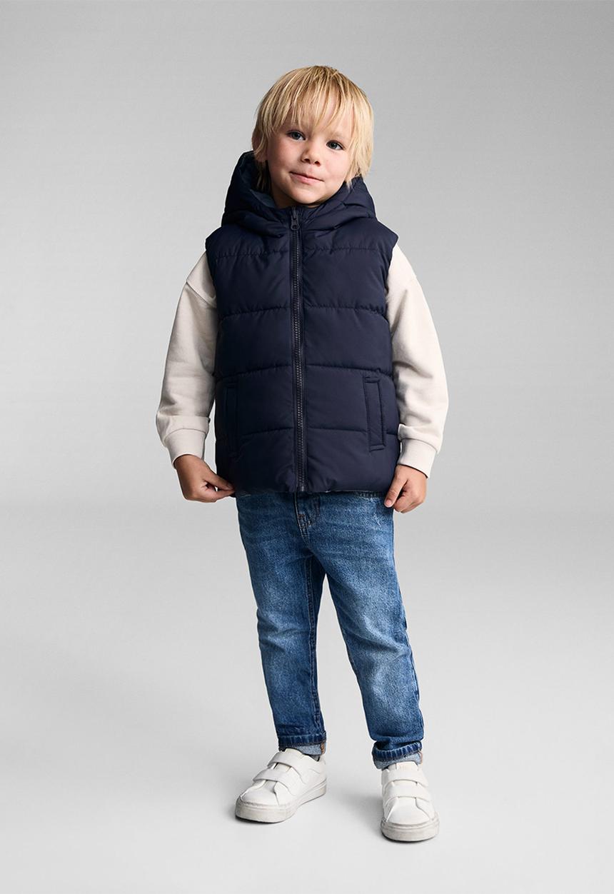 MANGO - Waistcoat gerardb - navy