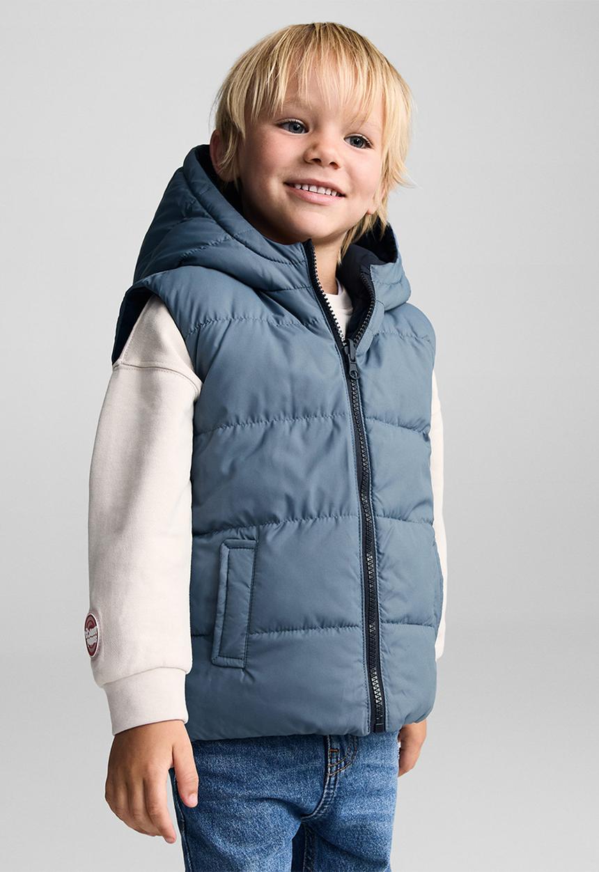 MANGO - Waistcoat gerardb - navy