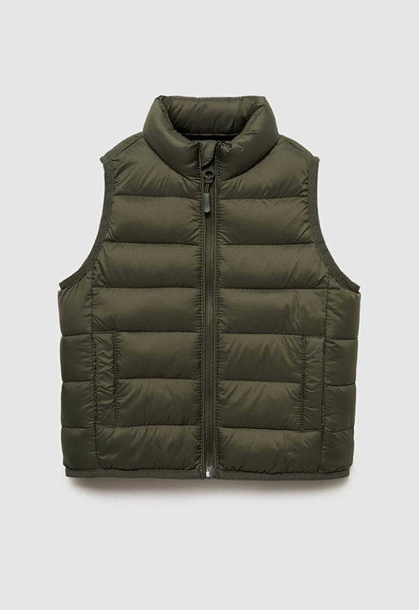 MANGO - Waistcoat alvarito - beige/khaki