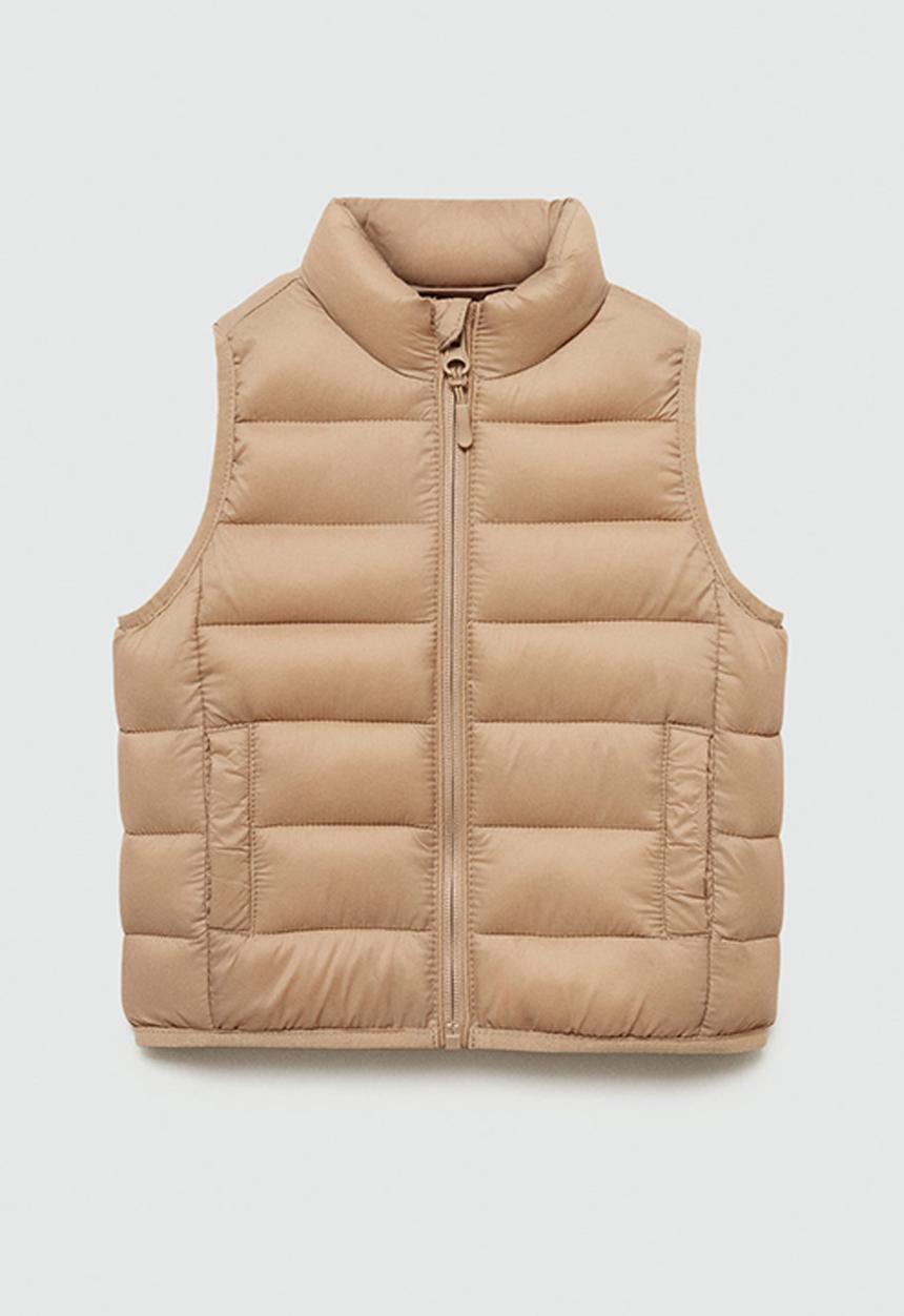 MANGO - Waistcoat alvarito - light beige