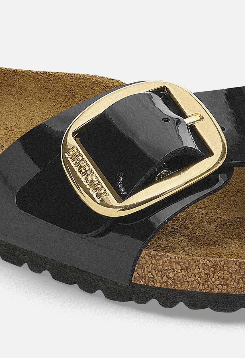 Birkenstock - Madrid big buckle narrow - patent black gold