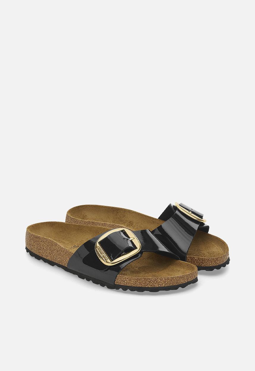 Birkenstock - Madrid big buckle narrow - patent black gold
