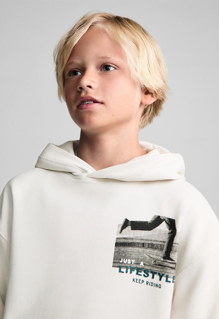 MANGO - Sweatshirt just - light/pastel brown