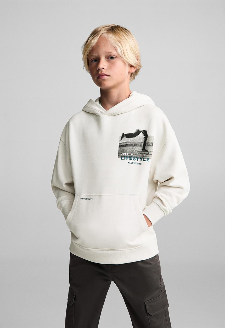 MANGO - Sweatshirt just - light/pastel brown