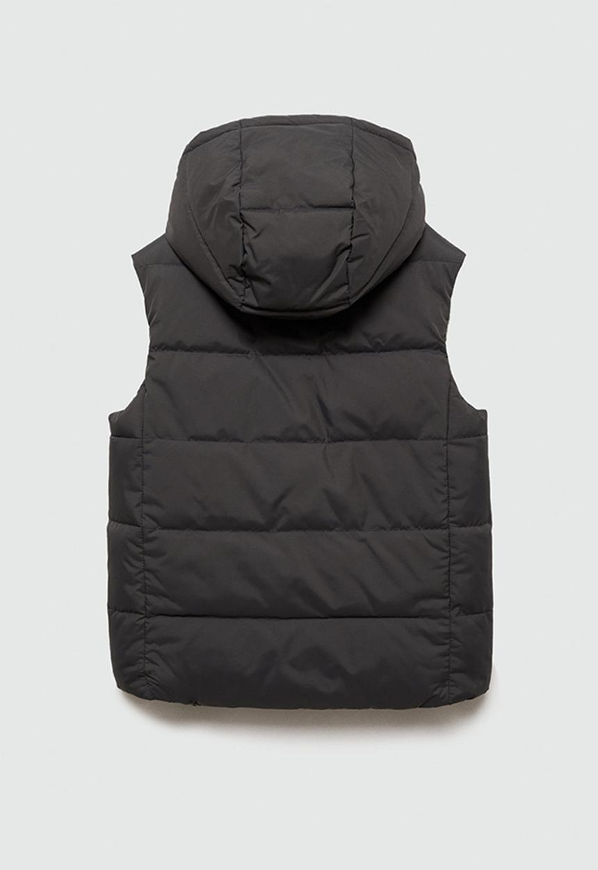 MANGO - Waistcoat mario - charcoal