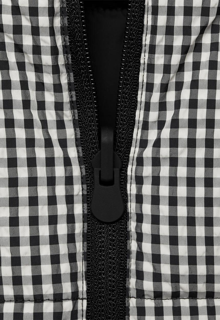 MANGO - Waistcoat vichy - black