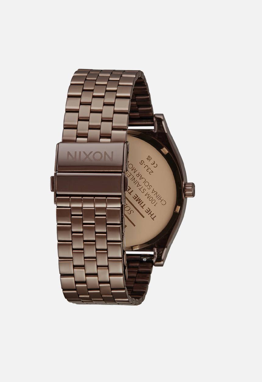 Nixon - Time teller solar - chocolate & cappuccino