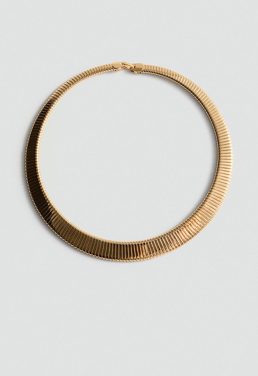 MANGO - Necklace leiva - Gold