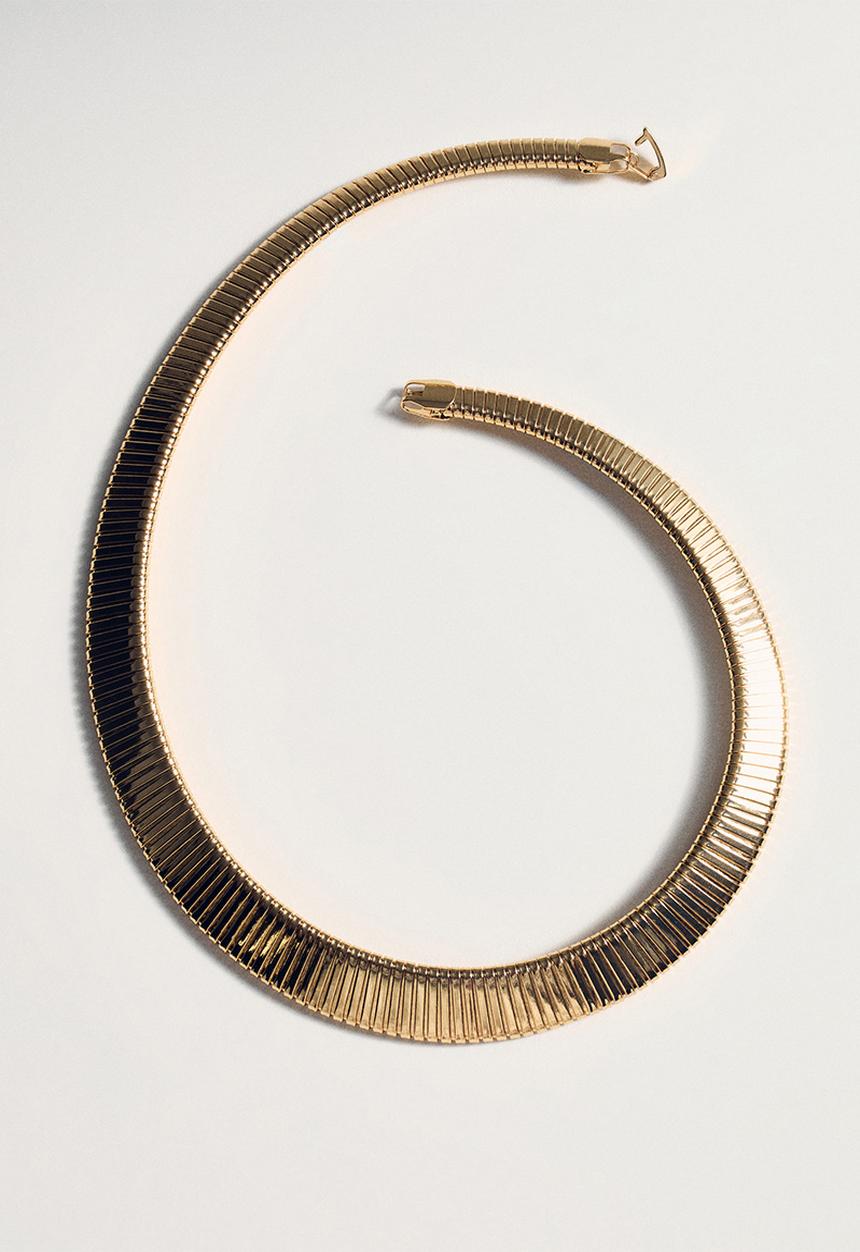 MANGO - Necklace leiva - Gold