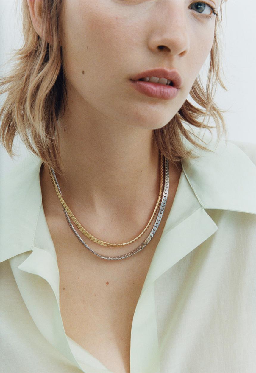 MANGO - Necklace lara - Gold