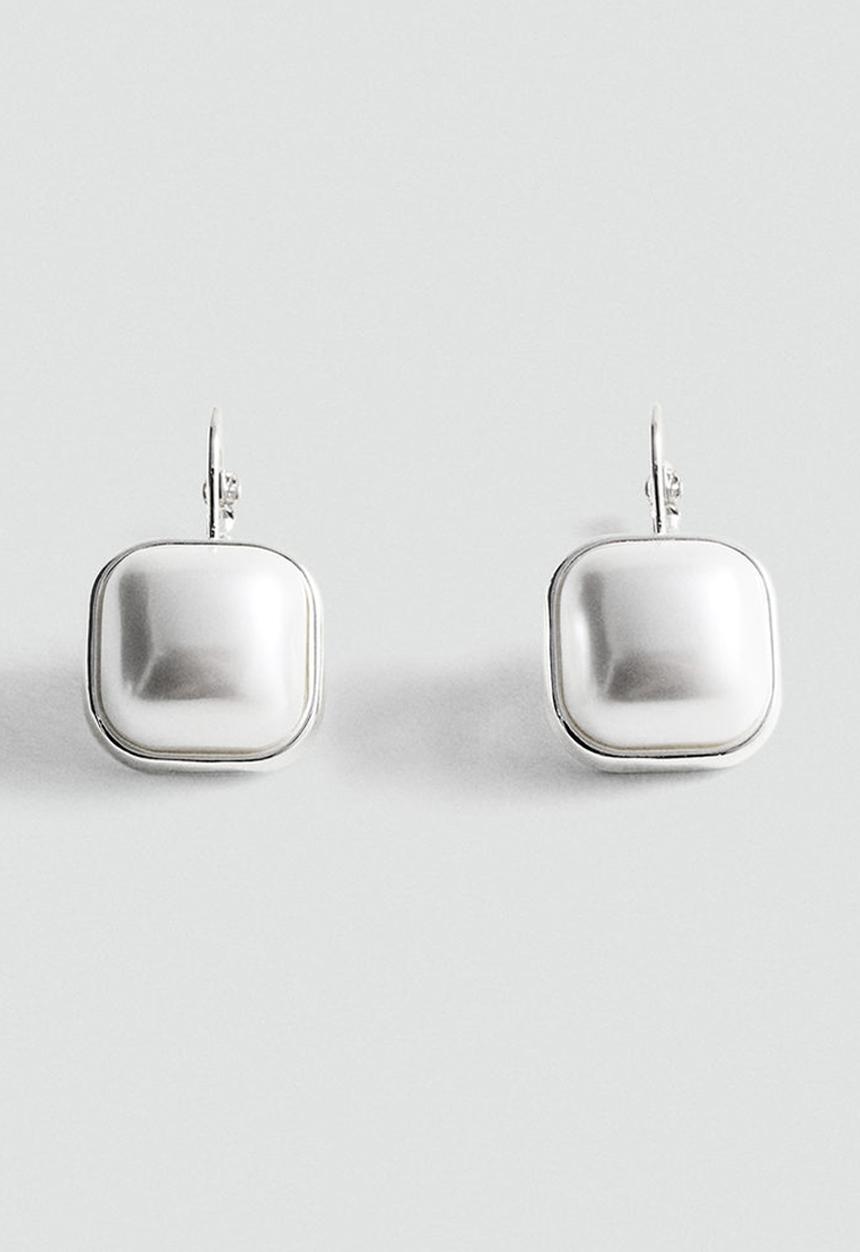 MANGO - Earrings liber - silver