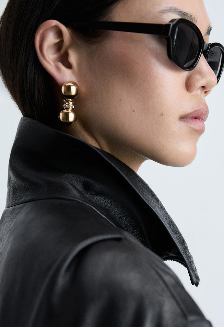 MANGO - Earrings loretta - Gold