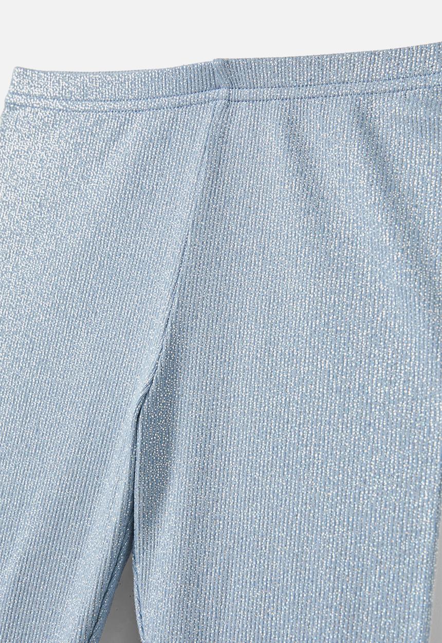 Cotton On - Huggie tights - dusty blue/sparkle