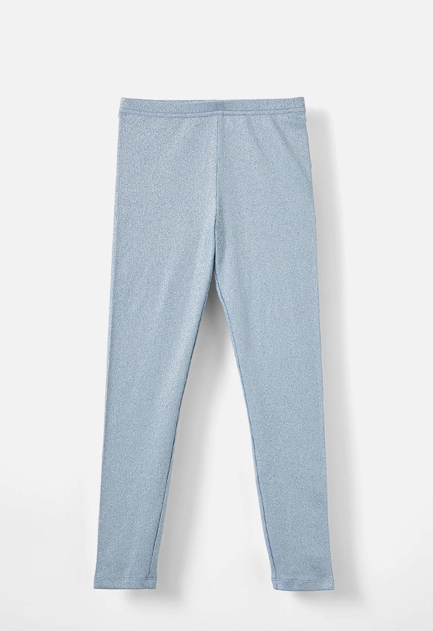 Cotton On - Huggie tights - dusty blue/sparkle