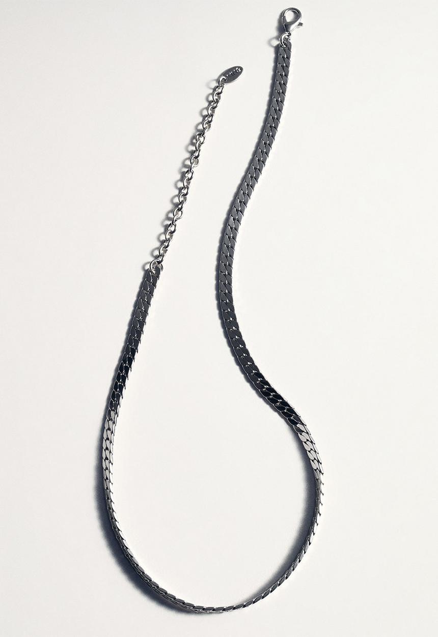 MANGO - Necklace lara - silver