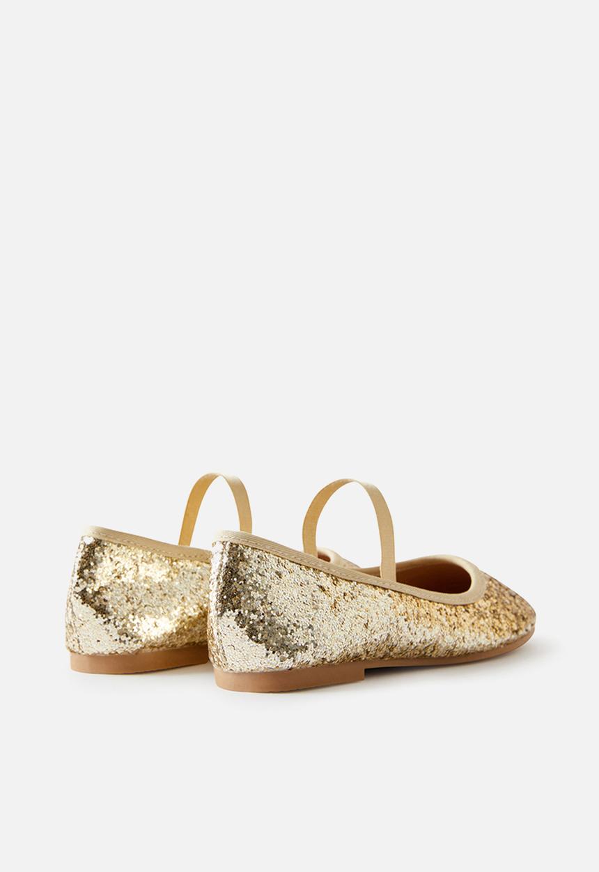 Cotton On - Olivia ballet flat - gold glitter