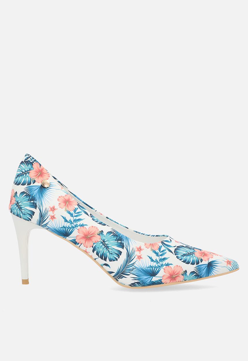 Footwork - Pearla court - white floral