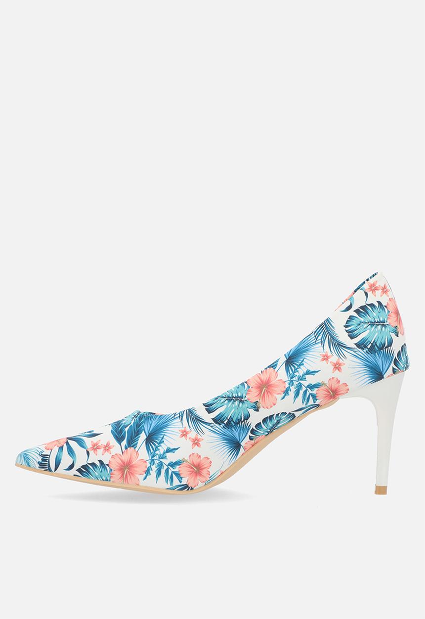 Footwork - Pearla court - white floral