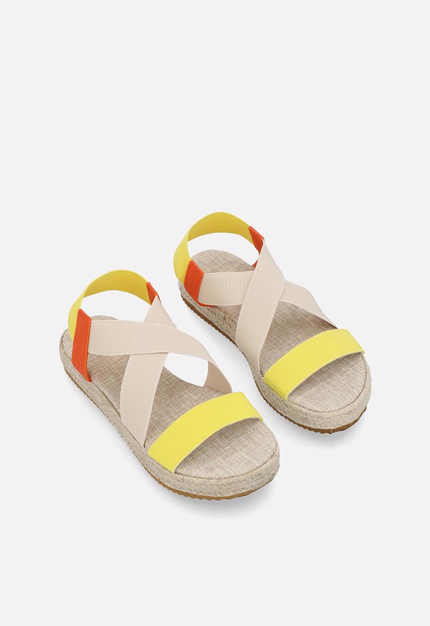 Pop Candy - Colour block espadrilles-multi