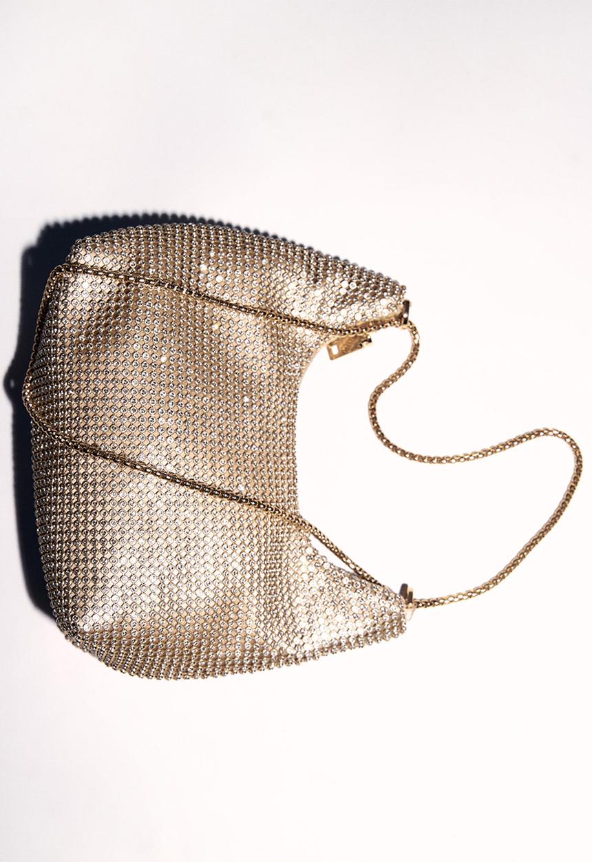 MANGO - Handbag sasha -Gold