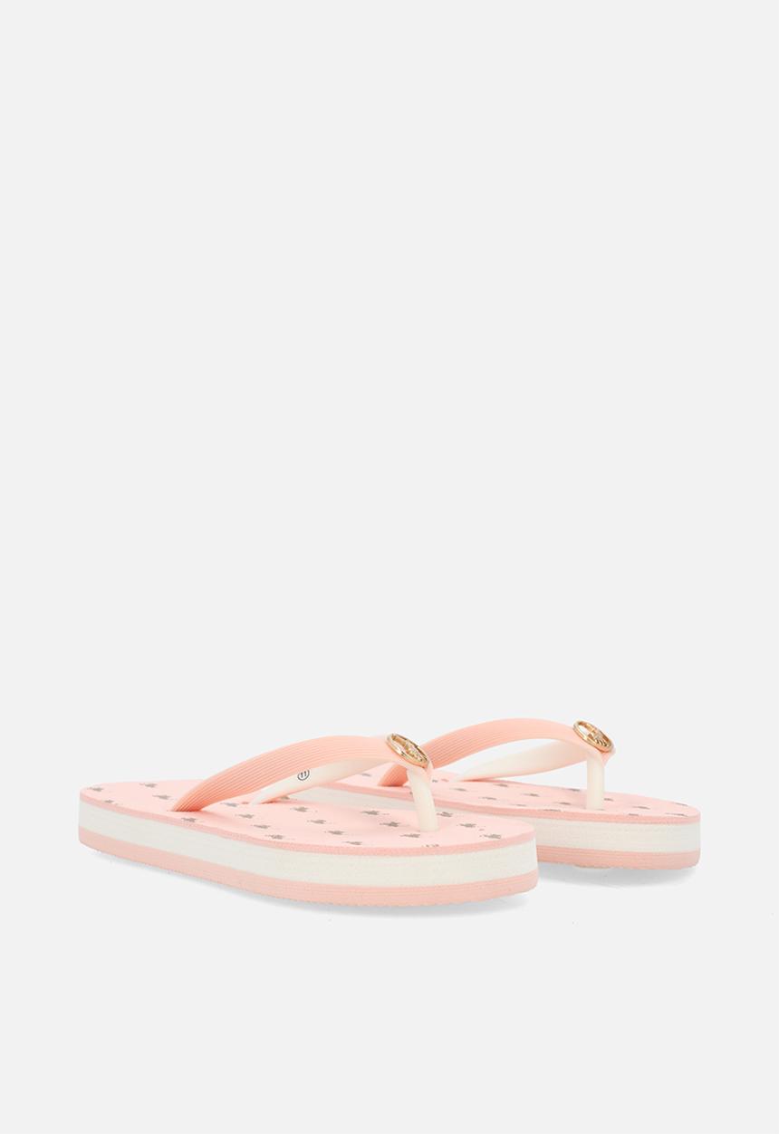 POLO - Monogram flip flop - pink
