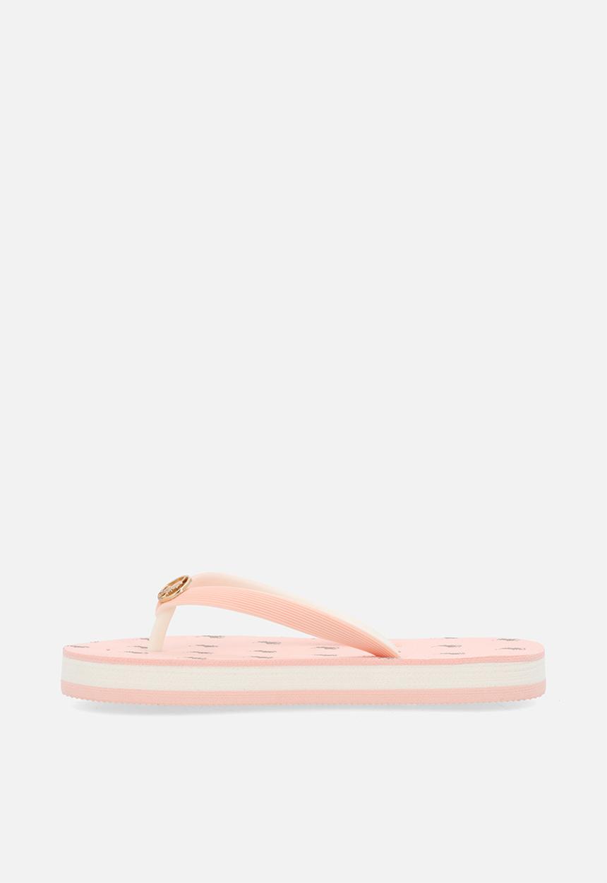 POLO - Monogram flip flop - pink