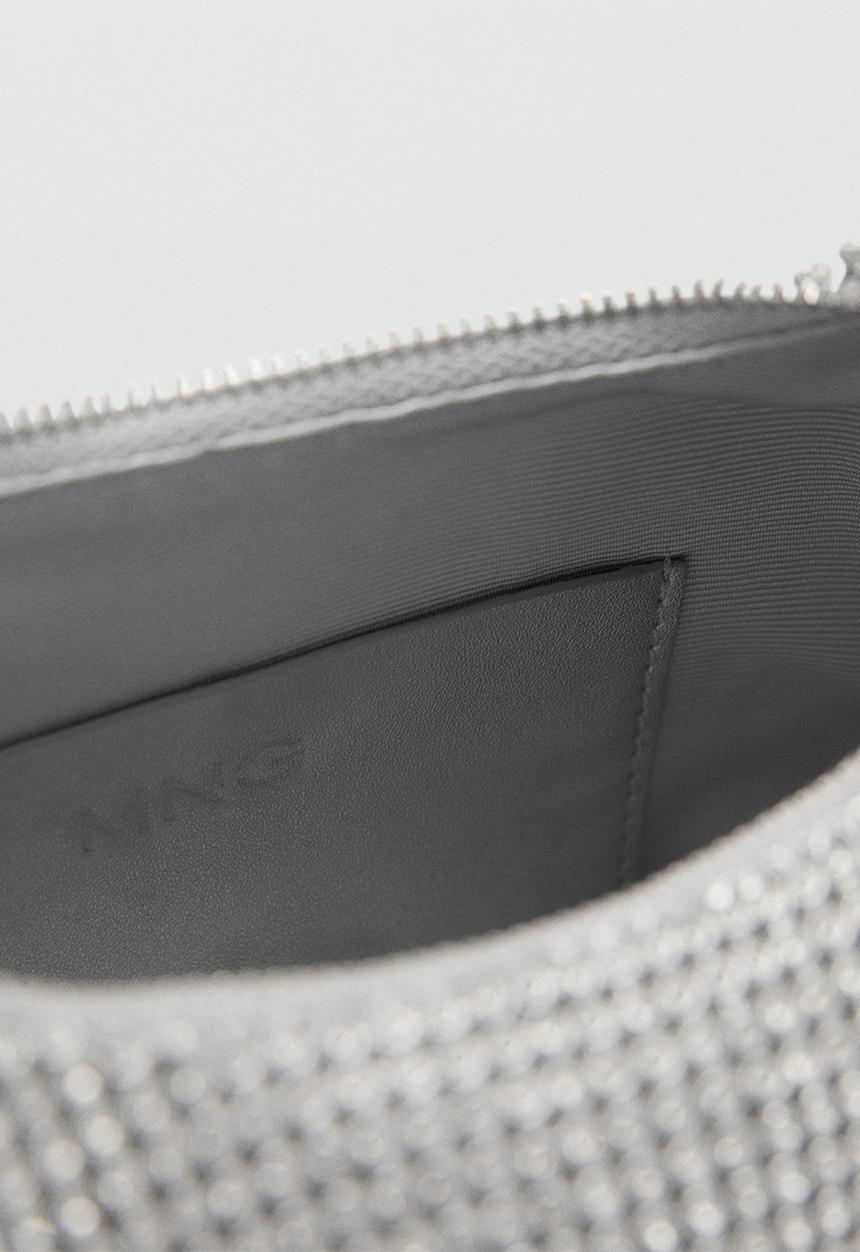 MANGO - Handbag sasha -silver