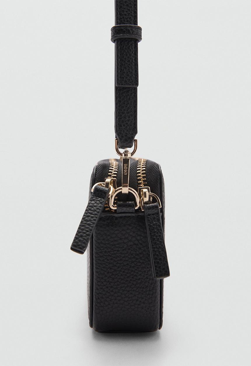 MANGO - Crossbody bag donga -Black