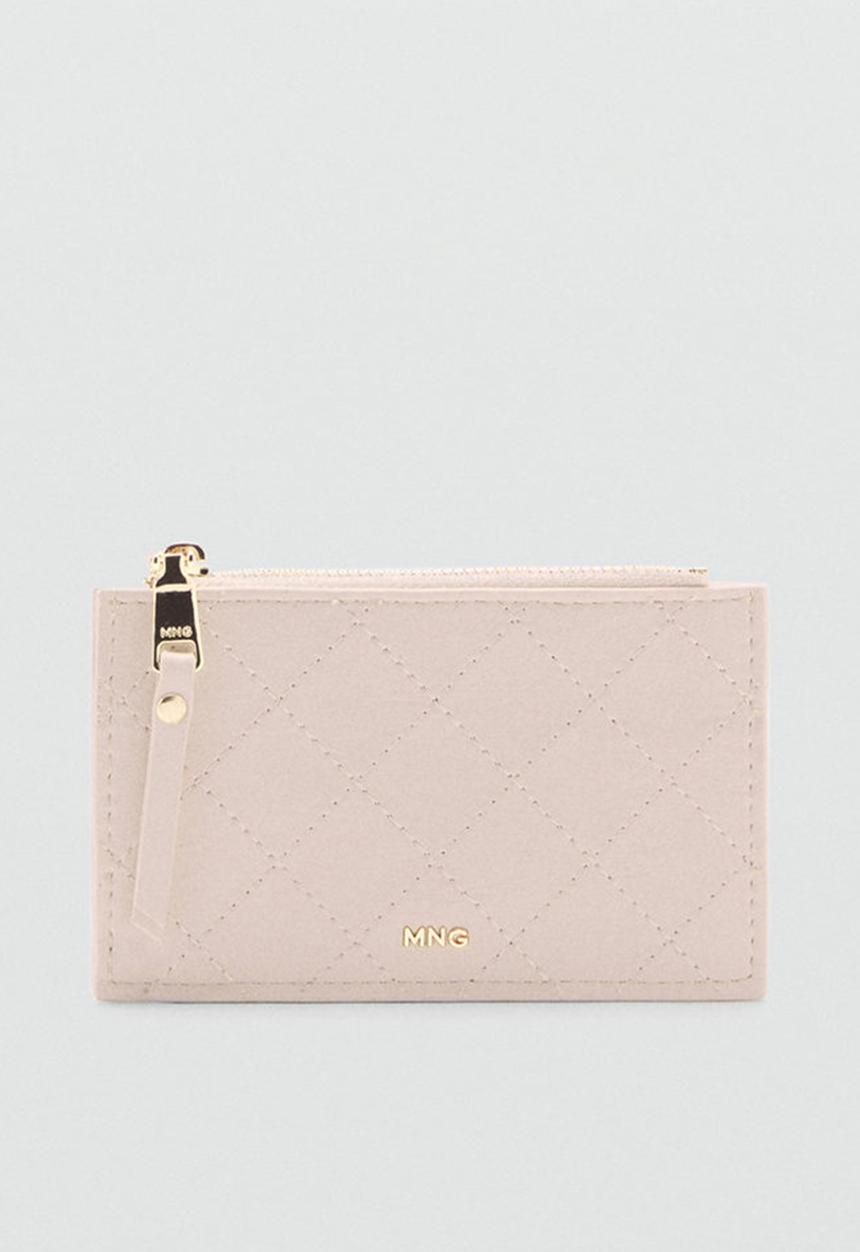MANGO - Card holder diana - natural