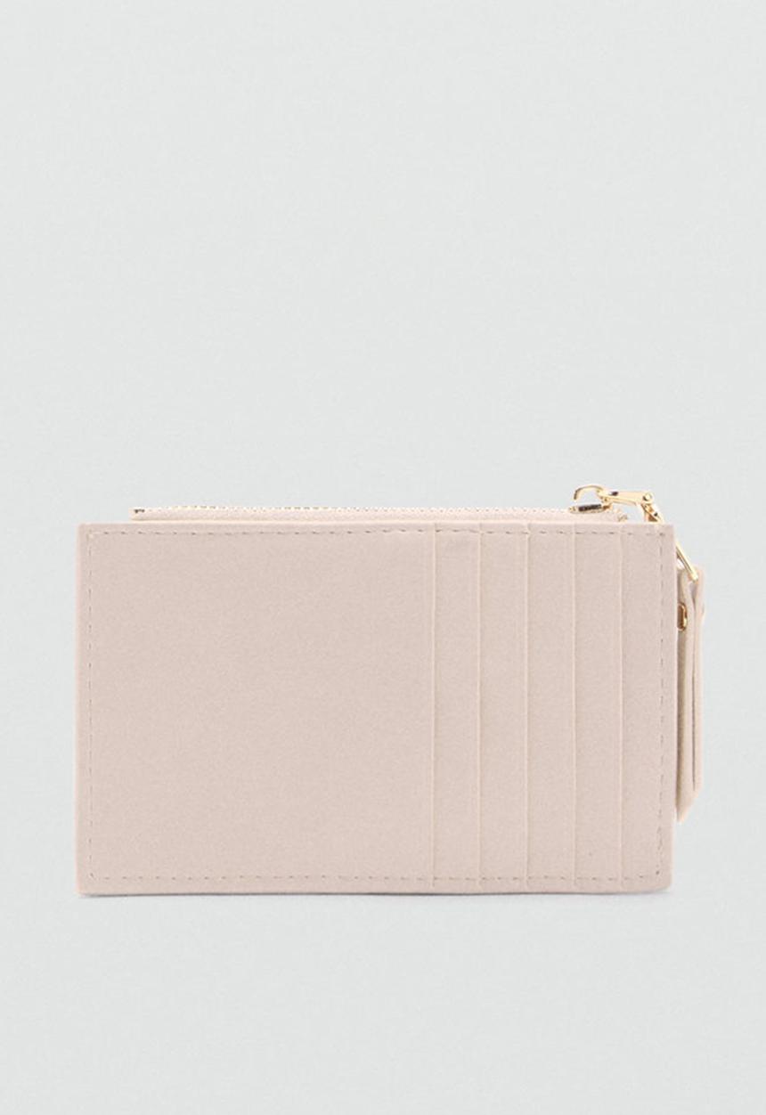 MANGO - Card holder diana - natural