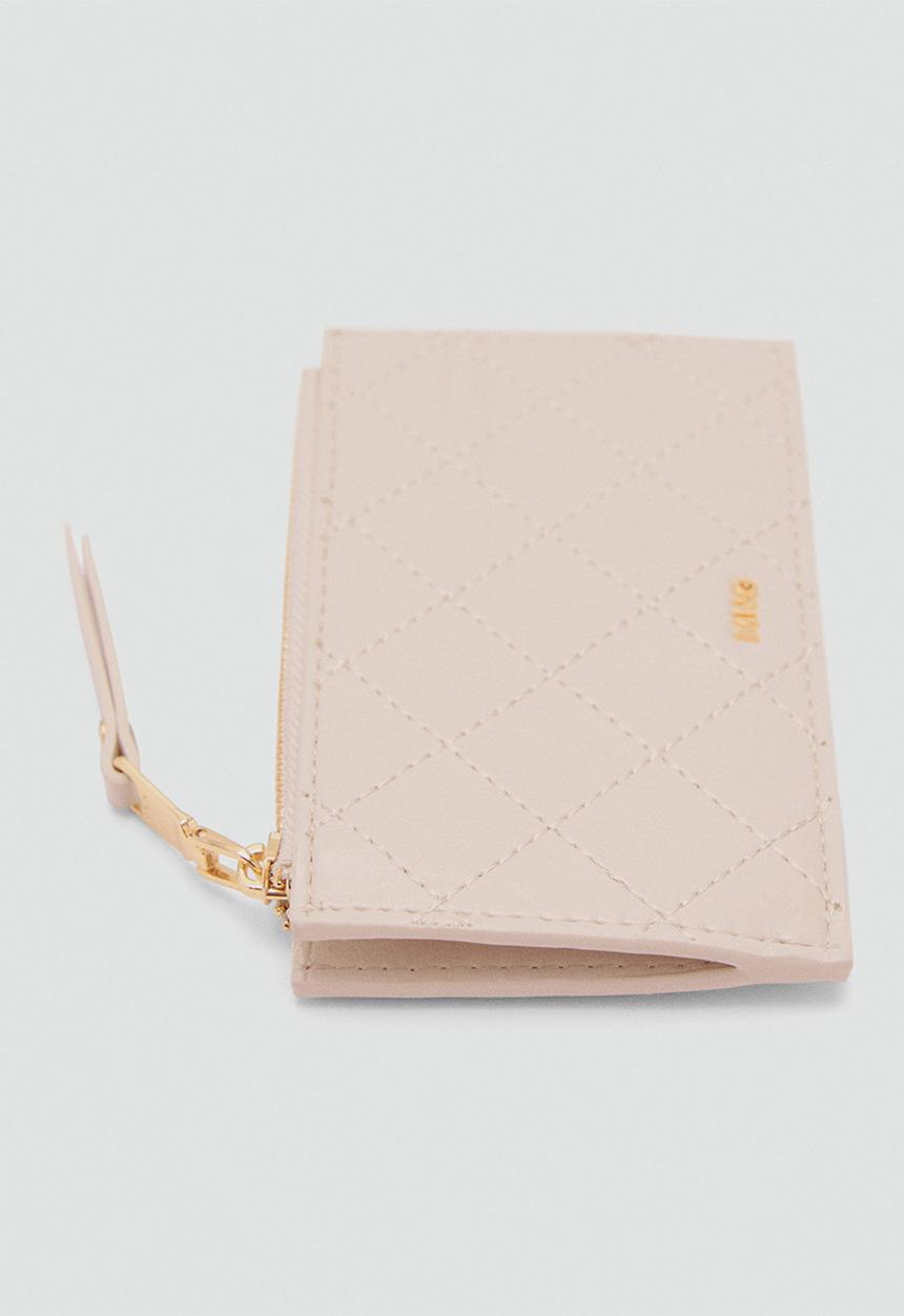 MANGO - Card holder diana - natural