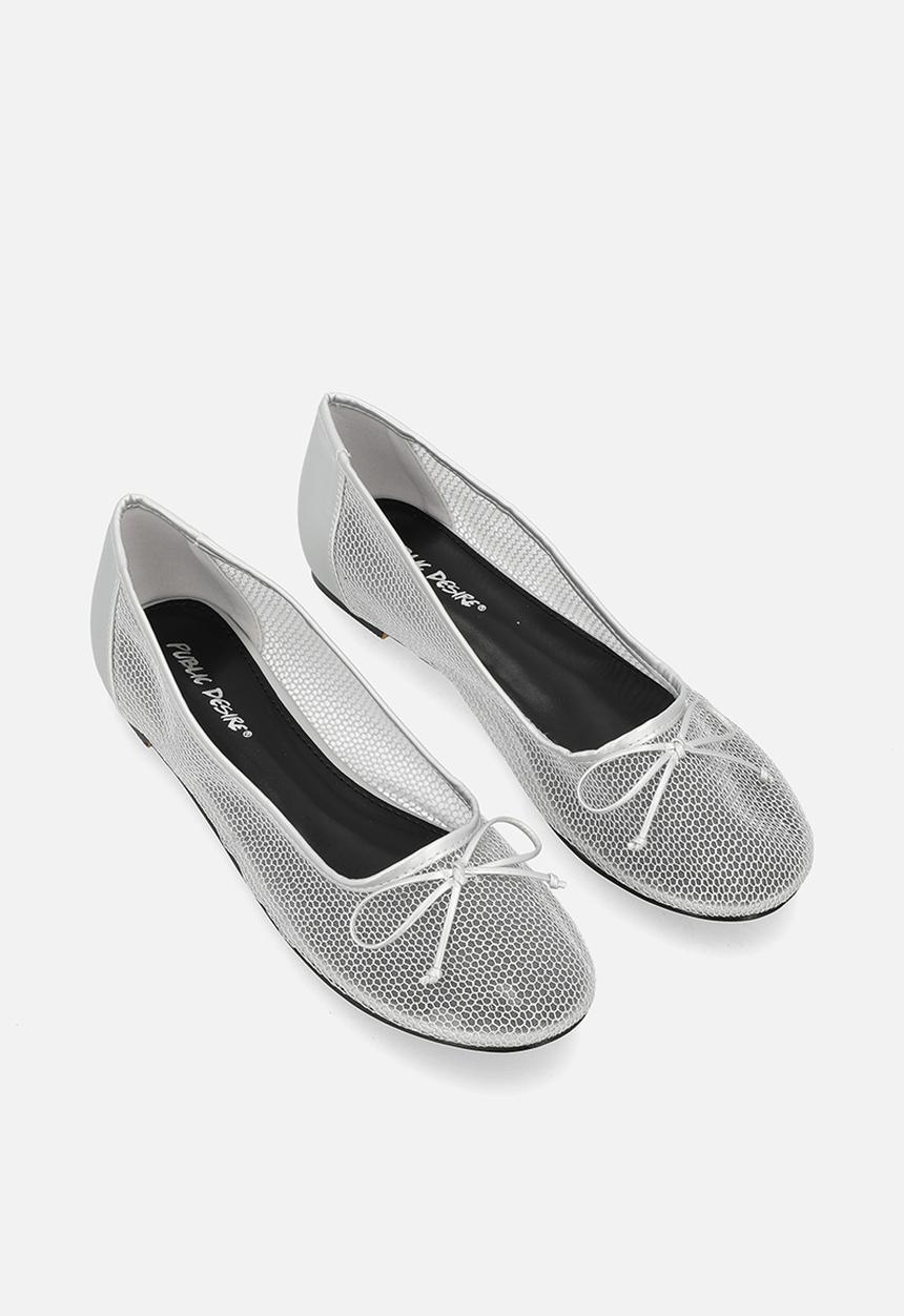 Public Desire - Lula pump - silver mesh