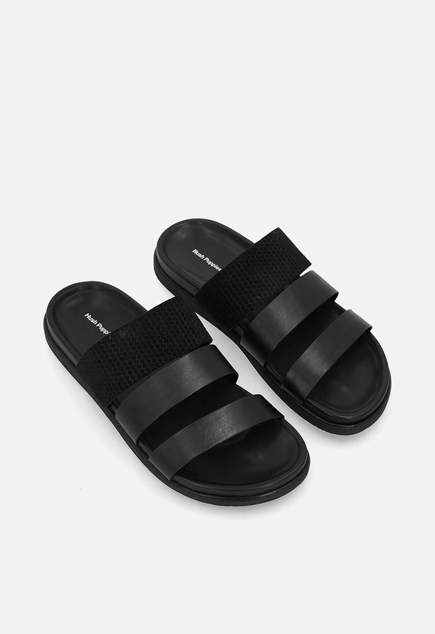 Hush Puppies - Channing - black leather