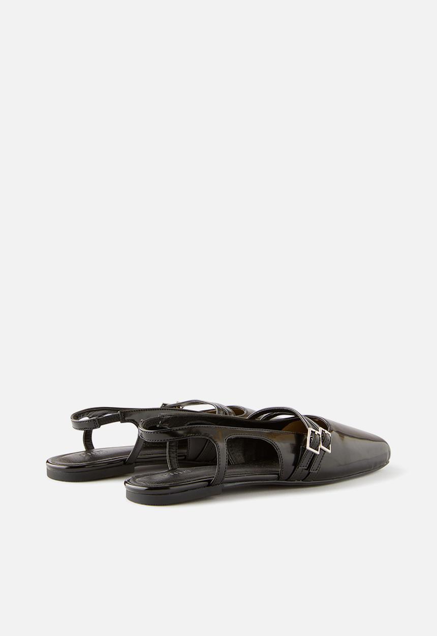 Cotton On - Ziggy slingback ballet - black box