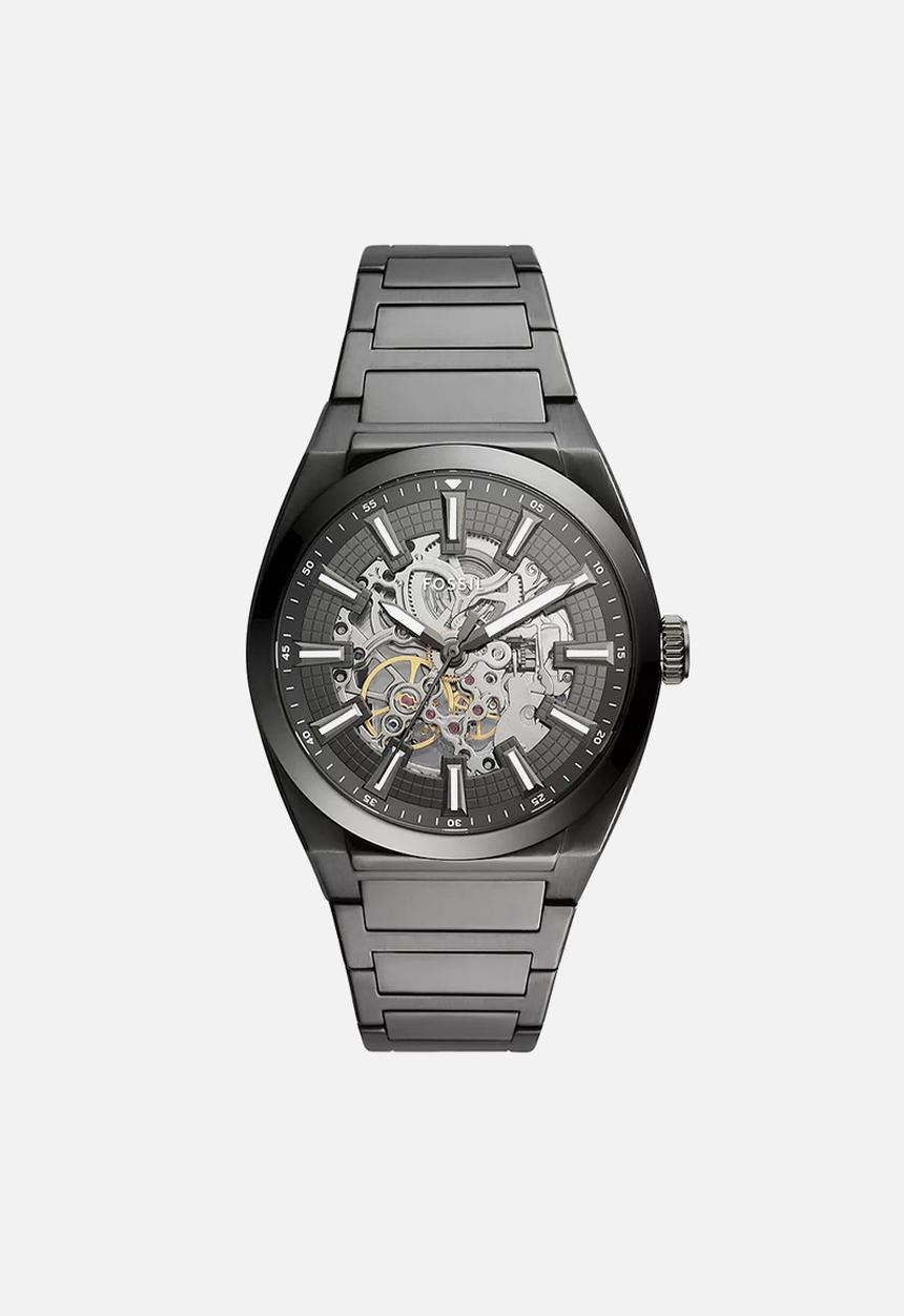 Fossil - Everett Automatic Smoke Stainless Steel Watch - ME3206