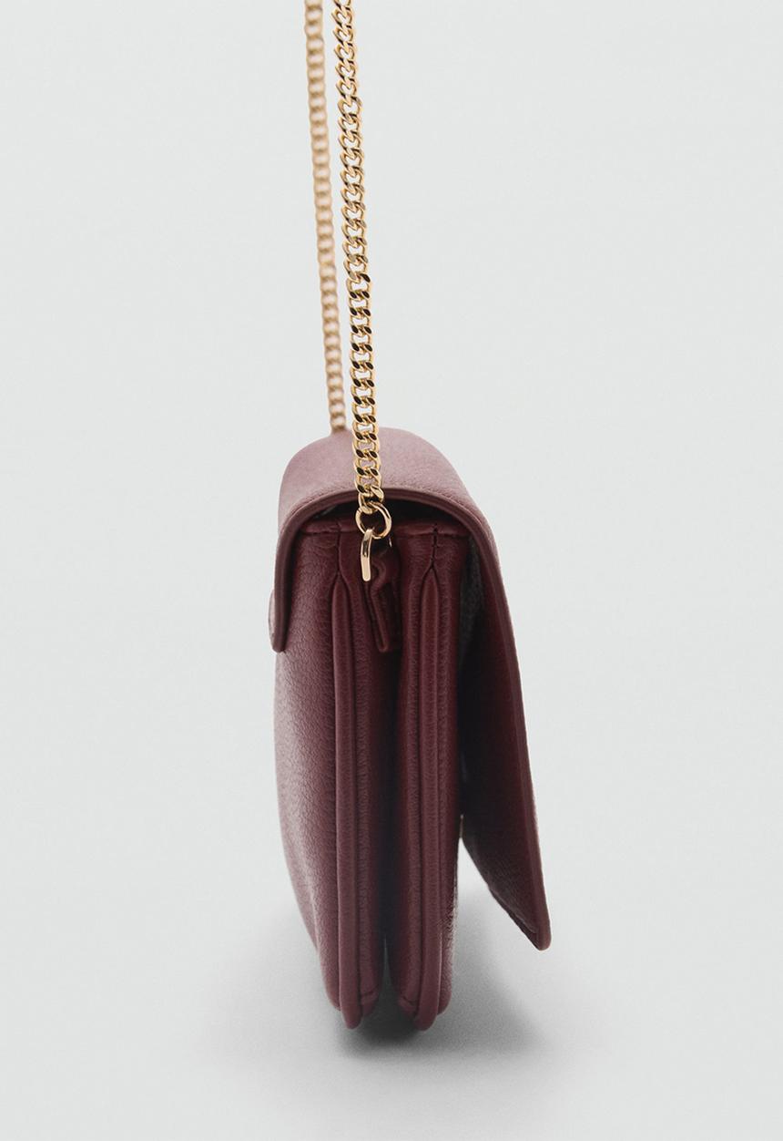 MANGO - Crossbody bag corina -dark red